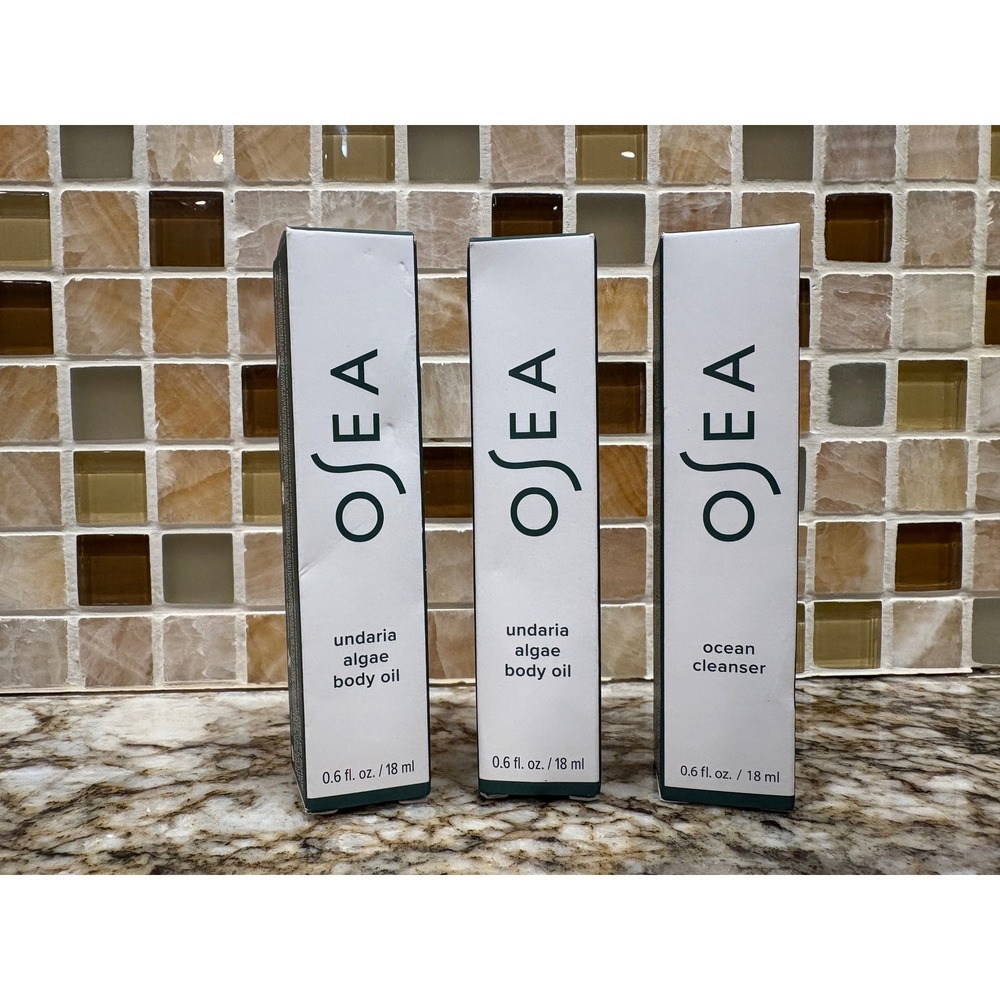 OSEA Skincare Set: Undaria Algae Body Oil & Ocean Cleanser - Travel Size